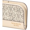 image:imagekate spade new york Devin I Love You Script Embossed Leather Small Slim Bifold WalletNeutral Multi Spade Flower