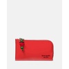 image:imagekate spade new york Devin I Love You Script Embossed Leather Small Slim Bifold WalletRuby Red