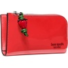 image:imagekate spade new york Devin I Love You Script Embossed Leather Small Slim Bifold WalletRuby Red