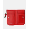 image:imagekate spade new york Devin I Love You Script Embossed Leather Small Slim Bifold WalletRuby Red