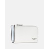 image:imagekate spade new york Devin I Love You Script Embossed Leather Small Slim Bifold WalletTrue White Multi