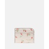 image:imagekate spade new york Devin Wavy Leather Card HolderCream Multi Vibrant Buds