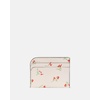 image:imagekate spade new york Devin Wavy Leather Card HolderCream Multi Vibrant Buds