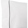 image:imagekate spade new york Dot Queen Sheet Set 300 Thread Count and 100 Cotton All Season 4 Piece Bedding Set Machine Washable White and BlackBlack