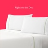 image:imagekate spade new york Dot Queen Sheet Set 300 Thread Count and 100 Cotton All Season 4 Piece Bedding Set Machine Washable White and BlackBlack