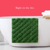 image:imagekate spade new york Dotted Woven Bath Rug 17 in x 24 in Absorbent Bath Mat Slip Resistant Made from 100 Cotton Machine Washable French NavyGreen