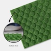 image:imagekate spade new york Dotted Woven Bath Rug 17 in x 24 in Absorbent Bath Mat Slip Resistant Made from 100 Cotton Machine Washable French NavyGreen