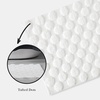 image:imagekate spade new york Dotted Woven Bath Rug 17 in x 24 in Absorbent Bath Mat Slip Resistant Made from 100 Cotton Machine Washable French NavyMarshmallow White