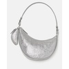 image:imagekate spade new york Duo Pebbled Leather Mini Shoulder BagCrinkle Metallic Silver