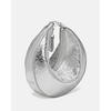 image:imagekate spade new york Duo Pebbled Leather Mini Shoulder BagCrinkle Metallic Silver