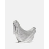 image:imagekate spade new york Duo Pebbled Leather Mini Shoulder BagCrinkle Metallic Silver