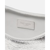 image:imagekate spade new york Duo Pebbled Leather Mini Shoulder BagCrinkle Metallic Silver
