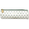 image:imagekate spade new york Faux Leather Pen and Pencil Case Small Pouch for Office Organization for Women with Zipper Closure Petite StripeLexington Dot