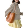 image:imagekate spade new york Halo Woven Leather BucketBaked Amber
