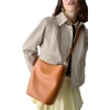 image:imagekate spade new york Halo Woven Leather BucketBaked Amber