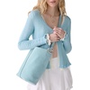 image:imagekate spade new york Halo Woven Leather BucketEnglish Sea Suede