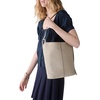 image:imagekate spade new york Halo Woven Leather BucketMilk Glass Suede