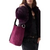 image:imagekate spade new york Halo Woven Leather BucketPurple Agate Suede