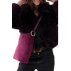 image:imagekate spade new york Halo Woven Leather BucketPurple Agate Suede