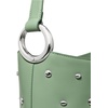 image:imagekate spade new york Halo Woven Leather BucketStudded Crisp Sage