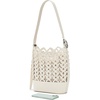 image:imagekate spade new york Halo Woven Leather BucketWoven Cream
