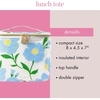 image:imagekate spade new york Insulated Lunch Tote Small Lunch Cooler Cute Lunch Bag for Women Striped Thermal Bag with Double Zipper Close and Carrying Handle Invite OnlySunshine Floral