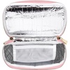 image:imagekate spade new york Insulated Lunch Tote Small Lunch Cooler Cute Lunch Bag for Women Striped Thermal Bag with Double Zipper Close and Carrying Handle Invite OnlyJoyful Garden
