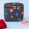 image:imagekate spade new york Insulated Lunch Tote Small Lunch Cooler Cute Lunch Bag for Women Striped Thermal Bag with Double Zipper Close and Carrying Handle Invite OnlyGingham Garden