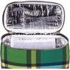 image:imagekate spade new york Insulated Lunch Tote Small Lunch Cooler Cute Lunch Bag for Women Striped Thermal Bag with Double Zipper Close and Carrying Handle Invite OnlyGrand Plaid Duo