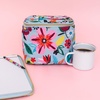 image:imagekate spade new york Insulated Lunch Tote Small Lunch Cooler Cute Lunch Bag for Women Striped Thermal Bag with Double Zipper Close and Carrying Handle Invite OnlySafari Floral
