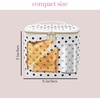 image:imagekate spade new york Insulated Lunch Tote Small Lunch Cooler Cute Lunch Bag for Women Striped Thermal Bag with Double Zipper Close and Carrying Handle Invite OnlyLadybug Dot