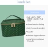 image:imagekate spade new york Insulated Lunch Tote Small Lunch Cooler Cute Lunch Bag for Women Thermal Bag with Double Zipper Close and Carrying Handle Lexington DotLexington Dot