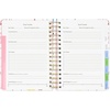 image:imagekate spade new york Large Planner 85 x 725 Spiral Bound Agenda with Monthly amp Weekly Layouts Goal Tracker Vacation Planner Stickers Tabs Elastic Closure amp Pocket August 2026December 2027 Joyful GardenJoyful Garden