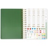 image:imagekate spade new york Large Planner 85 x 725 Spiral Bound Agenda with Monthly amp Weekly Layouts Goal Tracker Vacation Planner Stickers Tabs Elastic Closure amp Pocket August 2026December 2027 Joyful GardenLexington Dot