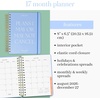 image:imagekate spade new york Large Planner 85 x 725 Spiral Bound Agenda with Monthly amp Weekly Layouts Goal Tracker Vacation Planner Stickers Tabs Elastic Closure amp Pocket August 2026December 2027 Joyful GardenPlans I May Cancel