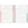 image:imagekate spade new york Large Planner 85 x 725 Spiral Bound Agenda with Monthly amp Weekly Layouts Goal Tracker Vacation Planner Stickers Tabs Elastic Closure amp Pocket August 2026December 2027 Joyful GardenJoyful Garden