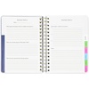 image:imagekate spade new york Large Planner 85 x 725 Spiral Bound Agenda with Monthly amp Weekly Layouts Goal Tracker Vacation Planner Stickers Tabs Elastic Closure amp Pocket August 2026December 2027 Joyful GardenBookshelf