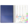image:imagekate spade new york Large Planner 85 x 725 Spiral Bound Agenda with Monthly amp Weekly Layouts Goal Tracker Vacation Planner Stickers Tabs Elastic Closure amp Pocket August 2026December 2027 Joyful GardenBookshelf