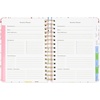 image:imagekate spade new york Large Planner 85 x 725 Spiral Bound Agenda with Monthly amp Weekly Layouts Goal Tracker Vacation Planner Stickers Tabs Elastic Closure amp Pocket August 2026December 2027 Joyful GardenJoyful Garden