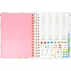 image:imagekate spade new york Large Planner 85 x 725 Spiral Bound Agenda with Monthly amp Weekly Layouts Goal Tracker Vacation Planner Stickers Tabs Elastic Closure amp Pocket August 2026December 2027 Joyful GardenJoyful Garden
