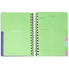 image:imagekate spade new york Large Planner 85 x 725 Spiral Bound Agenda with Monthly amp Weekly Layouts Goal Tracker Vacation Planner Stickers Tabs Elastic Closure amp Pocket August 2026December 2027 Joyful GardenBookshelf
