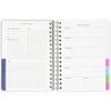 image:imagekate spade new york Large Planner 85 x 725 Spiral Bound Agenda with Monthly amp Weekly Layouts Goal Tracker Vacation Planner Stickers Tabs Elastic Closure amp Pocket August 2026December 2027 Joyful GardenBookshelf