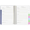 image:imagekate spade new york Large Planner 85 x 725 Spiral Bound Agenda with Monthly amp Weekly Layouts Goal Tracker Vacation Planner Stickers Tabs Elastic Closure amp Pocket August 2026December 2027 Joyful GardenBookshelf