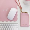 image:imagekate spade new york Leatherette Mouse Pad 9 x 8 Mouse Mat with NonSlip Back Cute Mouse Pad for Office Desk Sign Off