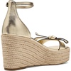 image:imagekate spade new york Loop Espadrille Wedge SandalsMetallic Pale Gold