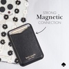 image:imagekate spade new york Morgan Magnetic Phone WalletCard Holder  Compatible with MagSafe Phones and Cases  Chalk PinkBlack