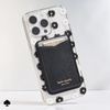 image:imagekate spade new york Morgan Magnetic Phone WalletCard Holder  Compatible with MagSafe Phones and Cases  Chalk PinkBlack