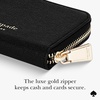 image:imagekate spade new york Morgan Magnetic Phone WalletCard Holder  Compatible with MagSafe Phones and Cases  Chalk PinkBlackDevin Zip