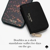 image:imagekate spade new york Morgan Magnetic Phone WalletCard Holder  Compatible with MagSafe Phones and Cases  Chalk PinkBlackDevin Zip