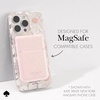 image:imagekate spade new york Morgan Magnetic Phone WalletCard Holder  Compatible with MagSafe Phones and Cases  Chalk PinkFlip  That Sparkle Pink